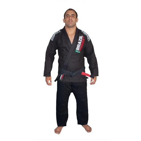 Kimono de Jiu-Jitsu Brazil Combat Xtra-Lite Adulto Preto Menor preço em Kimono de Jiu-Jitsu Brazil Combat Xtra-Lite Adulto Preto