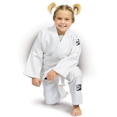 Kimono de Judô Infantil Trançado com Faixa Green Hill Kids Branco Menor preço em Kimono de Judô Infantil Trançado com Faixa Green Hill Kids Branco