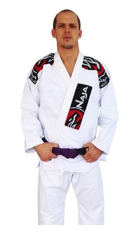 Kimono Jiu Jitsu Extreme - Naja - BRANCO Menor preço em Kimono Jiu Jitsu Extreme - Naja - BRANCO