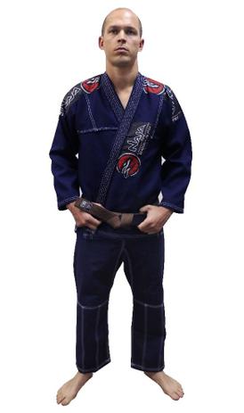 Kimono Jiu Jitsu New First - Naja - AZUL MARINHO Menor preço em Kimono Jiu Jitsu New First - Naja - AZUL MARINHO