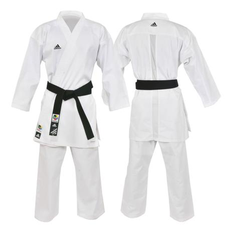 Kimono Karatê Adidas Club Branco K220C com Selo WKF Menor preço em Kimono Karatê Adidas Club Branco K220C com Selo WKF