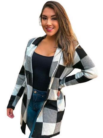 blusa de trico cardigan