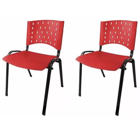 Kit 02 Cadeiras Empilháveis De Plástico Para Recepção CA300 Vermelho Lafatelli Menor preço em Kit 02 Cadeiras Empilháveis De Plástico Para Recepção CA300 Vermelho Lafatelli