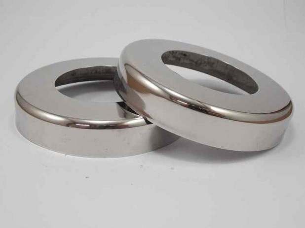 KIT 02 - Canopla cromada redonda em aço inox polido 2 polegadas - Ags é boa?