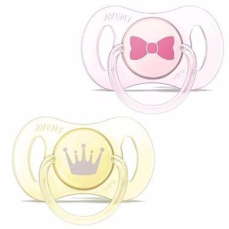 Kit 02 Chupetas Mini Avent 0-2 m Ortodôntica Rosa Amarela Philips Avent Menor preço em Kit 02 Chupetas Mini Avent 0-2 m Ortodôntica Rosa Amarela Philips Avent