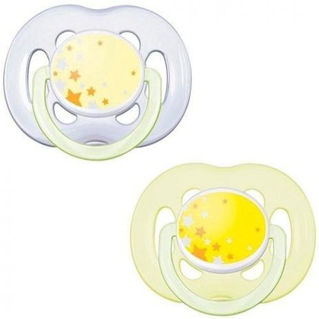 Kit 02 Chupetas Noturna Freeflow Phlips Avent 6-18m - Philips avent Menor preço em Kit 02 Chupetas Noturna Freeflow Phlips Avent 6-18m - Philips avent