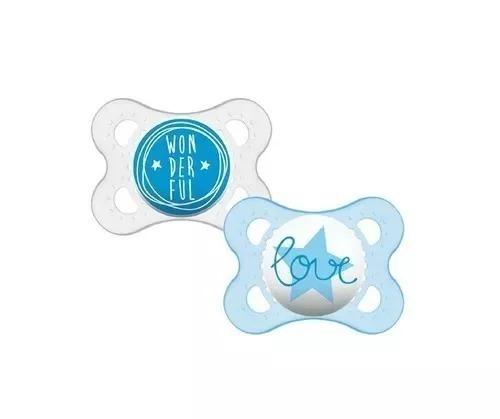 Kit 02 Chupetas Sayings Menino 0-6 Meses Fase 1 Mam 2941 Menor preço em Kit 02 Chupetas Sayings Menino 0-6 Meses Fase 1 Mam 2941