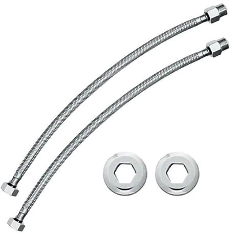 Kit 02 Engate Mangueira Flexível Trançado Aço Inox 60cm Quente Fria Macho/Fêmea - CLASSIC é boa?