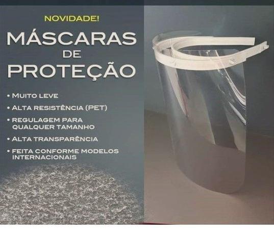 Kit 02 Máscaras Proteção Facial Acrílico Protetor Facial Viseira Face Shield - G1 EQUIPAMENTOS Menor preço em Kit 02 Máscaras Proteção Facial Acrílico Protetor Facial Viseira Face Shield - G1 EQUIPAMENTOS