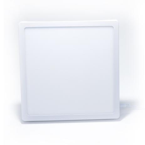 Kit 02 painel plafon 25w quadrado sobrepor super led branco frio - Swissport Menor preço em Kit 02 painel plafon 25w quadrado sobrepor super led branco frio - Swissport
