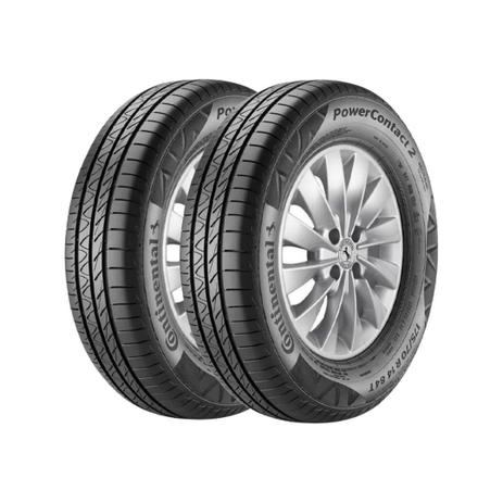 Kit 02 Pneu 185/65R14 86T POWERCONTACT 2 Continental Menor preço em Kit 02 Pneu 185/65R14 86T POWERCONTACT 2 Continental