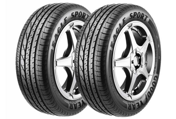 Kit 02 Pneus 205/55 R 16 - Eagle Sport 91v - Goodyear Menor preço em Kit 02 Pneus 205/55 R 16 - Eagle Sport 91v - Goodyear