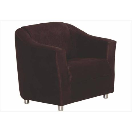 Kit 02 Poltronas Decorativa Para Sala E Escritório Tilla Suede Marrom - Rafadecor é ruim? Kit 02 Poltronas Decorativa Para Sala E Escritório Tilla Suede Marrom - Rafadecor é boa?