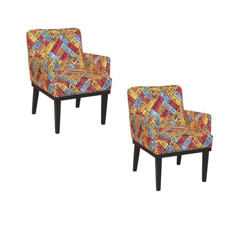 Kit 02 Poltronas Vitória Suede Placas - Nay Estofados é boa?