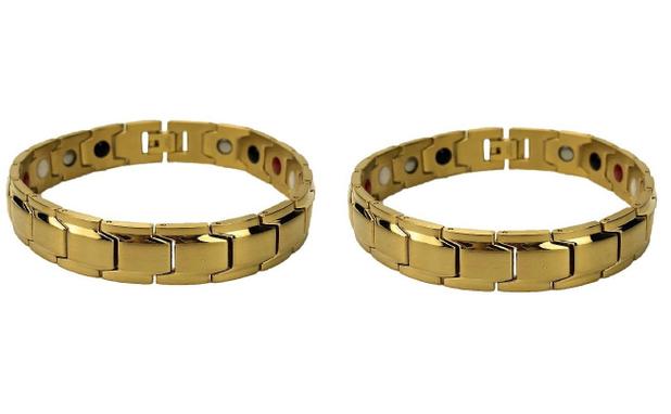 kit 02 Pulseiras Vanglore 1210 com filete Menor preço em kit 02 Pulseiras Vanglore 1210 com filete
