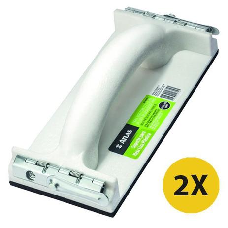 Kit 02 Suporte Meia Lixa Atlas Plastico Com Cabo Premium Menor preço em Kit 02 Suporte Meia Lixa Atlas Plastico Com Cabo Premium