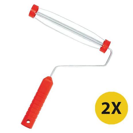 Kit 02 Suporte Para Rolo De Pintura 23cm C/Rosca Atlas Menor preço em Kit 02 Suporte Para Rolo De Pintura 23cm C/Rosca Atlas