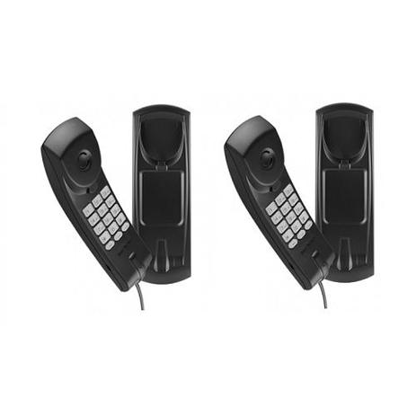 Kit 02 Telefones Com Fio Gôndola Preto TC 20 Intelbras Menor preço em Kit 02 Telefones Com Fio Gôndola Preto TC 20 Intelbras