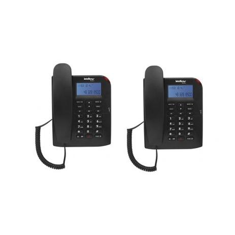 Kit 02 Telefones Com fio Identificador Chamada TC 60 ID Intelbras Menor preço em Kit 02 Telefones Com fio Identificador Chamada TC 60 ID Intelbras