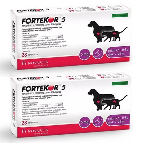 Kit 02cx fortekor flavour 5 novartis cães e gatos - Elanco Menor preço em Kit 02cx fortekor flavour 5 novartis cães e gatos - Elanco
