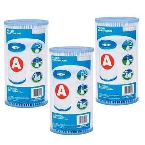 Kit 03 Cartuchos Refil Tipo A Filtro Intex Bomba 2006 3785 Menor preço em Kit 03 Cartuchos Refil Tipo A Filtro Intex Bomba 2006 3785