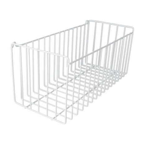 kit 03 Cestos Aramado De Parede Lavanderia Cozinha Quarto N4 Branco - Iguanna Menor preço em kit 03 Cestos Aramado De Parede Lavanderia Cozinha Quarto N4 Branco - Iguanna