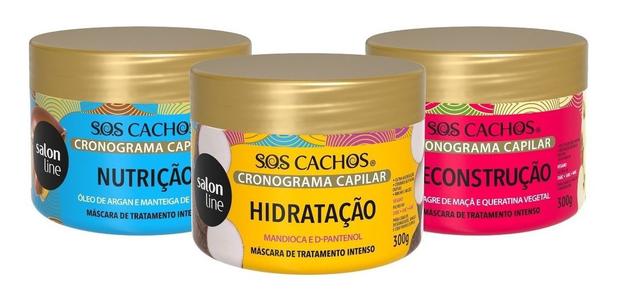Kit 03 Cremes Salon Line Cronograma Capilar Hidrata Nutre Reconstroi Sos Cachos 3 X 300g Kit De Tratamento Para Cabelos Magazine Luiza Kit 03 Cremes Salon Line Cronograma Capilar Hidrata Nutre Reconstroi Sos Cachos 3 X 300g Kit De Tratamento Para Cabelos Magazine Luiza