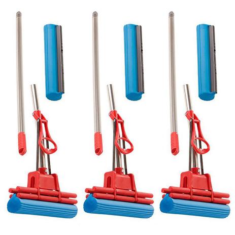 Kit 03 Rodos Mágicos Shallper Com 3 Refis - VendasShop Utensilios de Limpeza Menor preço em Kit 03 Rodos Mágicos Shallper Com 3 Refis - VendasShop Utensilios de Limpeza