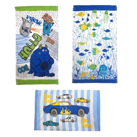 Kit 03 Toalhas de Lancheira Felpuda Candy Menino Sortimento 01 Teka Menor preço em Kit 03 Toalhas de Lancheira Felpuda Candy Menino Sortimento 01 Teka