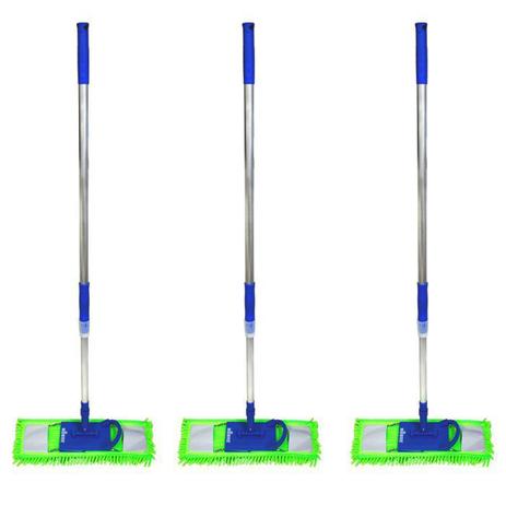 Kit 03 Vassouras mop tira pó 60 Cm - Vendasshop utensílios limpeza Menor preço em Kit 03 Vassouras mop tira pó 60 Cm - Vendasshop utensílios limpeza