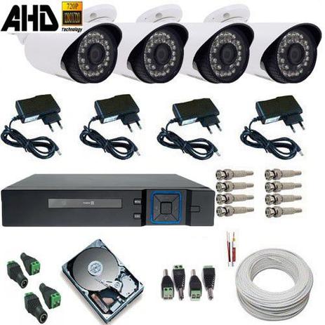 Kit 04 Câmeras de vigilância 1.3 Megapixels Infravermelho Gravador Dvr Multi HD 5 em 1 - Power Menor preço em Kit 04 Câmeras de vigilância 1.3 Megapixels Infravermelho Gravador Dvr Multi HD 5 em 1 - Power