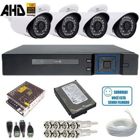 Kit 04 Câmeras de Vigilância AHD 1.3 Megapixel Dvr Multi HD 4 canais + HD 320 gigas - Dvr anko e câmeras power Menor preço em Kit 04 Câmeras de Vigilância AHD 1.3 Megapixel Dvr Multi HD 4 canais + HD 320 gigas - Dvr anko e câmeras power
