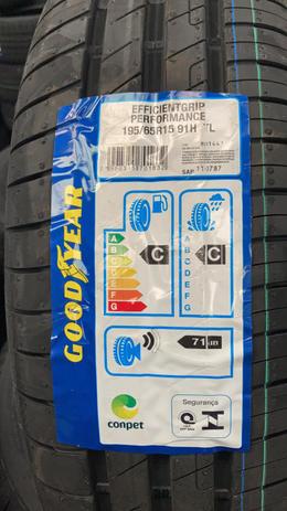 Kit 04 Pneu 195/65 R15 EFFICIENTGRIP PERFORM 91H GOODYEAR Menor preço em Kit 04 Pneu 195/65 R15 EFFICIENTGRIP PERFORM 91H GOODYEAR