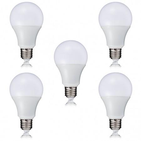 Kit 05 Peças - Lâmpada LED Bulbo 7W Branco Quente Rosca E27 Bivolt 90 Economia - Powerxl Menor preço em Kit 05 Peças - Lâmpada LED Bulbo 7W Branco Quente Rosca E27 Bivolt 90 Economia - Powerxl