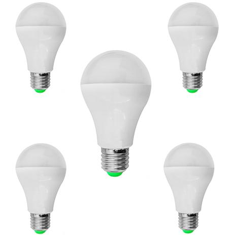 Kit 05 PeÇas - Lampada Led Bulbo PlÁstico 5w Bivolt Branco Frio 6500k - Powerxl Menor preço em Kit 05 PeÇas - Lampada Led Bulbo PlÁstico 5w Bivolt Branco Frio 6500k - Powerxl