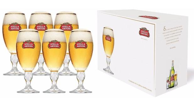 Kit 06 Taças De Vidro Stella Artois Para Cerveja 250ml - Ambev é boa?