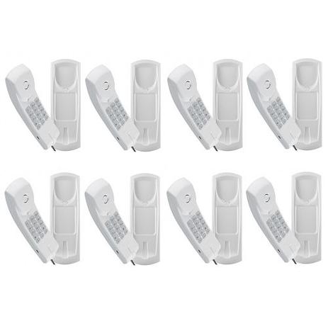 Kit 08 Telefones Com Fio Gôndola Branco TC 20 Intelbras Menor preço em Kit 08 Telefones Com Fio Gôndola Branco TC 20 Intelbras