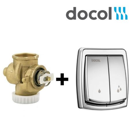 Kit 1 Acabamento para válvula de descarga Salvágua box + 1 Válvula de Descarga Base 1 1/2 - Docol Menor preço em Kit 1 Acabamento para válvula de descarga Salvágua box + 1 Válvula de Descarga Base 1 1/2 - Docol
