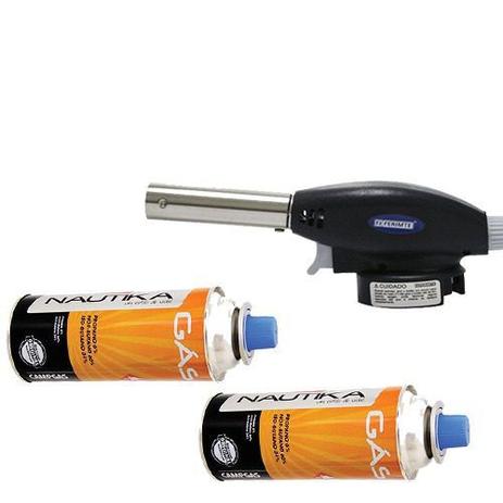 Kit 1 Maçarico Portátil Culinário Ferimte Ma54 + 2 Latas Menor preço em Kit 1 Maçarico Portátil Culinário Ferimte Ma54 + 2 Latas