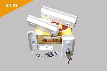 Kit 1 polímero para instalação de portas pivotantes de bater branco - Hela Menor preço em Kit 1 polímero para instalação de portas pivotantes de bater branco - Hela
