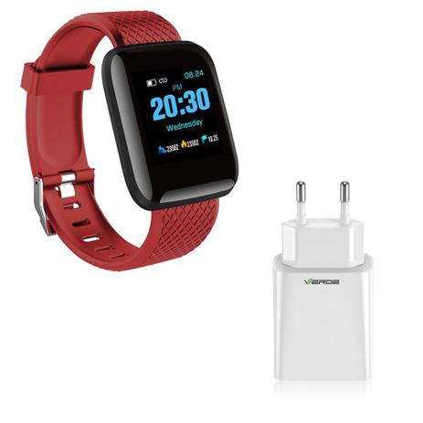 Smartwatch d13 vermelho Clearance