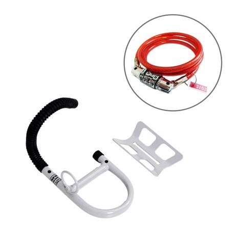 Kit 1 Suporte Altmayer AL-249 para Bike C/ Apoio Pneu + 1 Cadeado Vermelho Acte Sports para Bike Menor preço em Kit 1 Suporte Altmayer AL-249 para Bike C/ Apoio Pneu + 1 Cadeado Vermelho Acte Sports para Bike