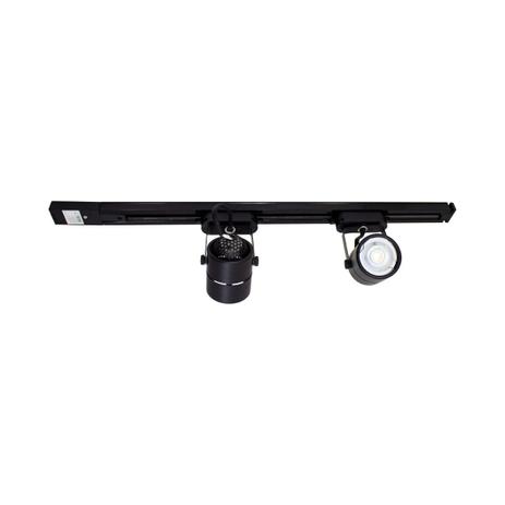 Kit 1 Trilho Eletrificado Preto 60cm +2 Spot Gu10 Mr16 com Led 5w Branco Quente St671 - Starlumen é boa?
