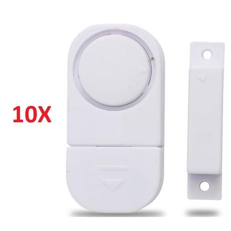 Kit 10 alarme magnetico anti roubo de portas, sacadas e janelas e armarios sem fio vigia criança com - Gimp Menor preço em Kit 10 alarme magnetico anti roubo de portas, sacadas e janelas e armarios sem fio vigia criança com - Gimp