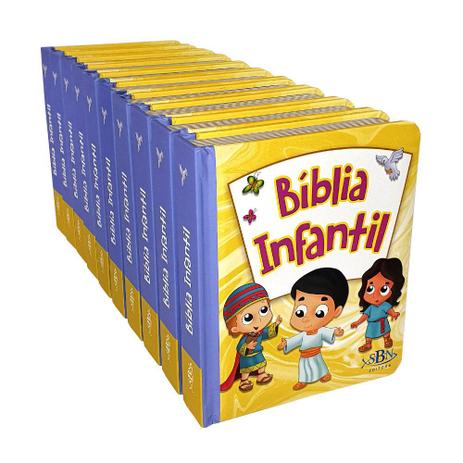 Kit 10 Bíblia Infantil Todo livro Menor preço em Kit 10 Bíblia Infantil Todo livro