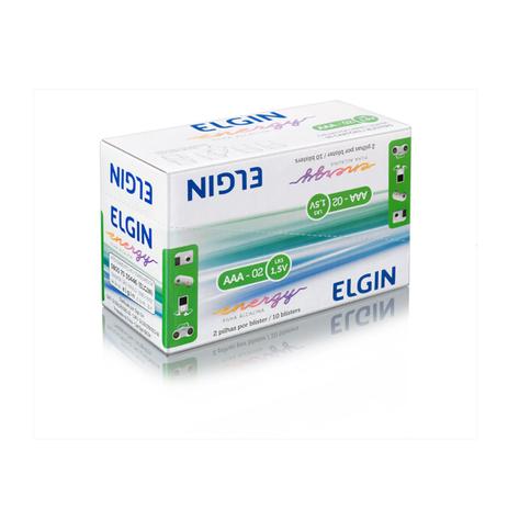 Kit 10 Blisters Pilha Alcalina 1,5V 6Lr61 2 Unid. Elgin Menor preço em Kit 10 Blisters Pilha Alcalina 1,5V 6Lr61 2 Unid. Elgin