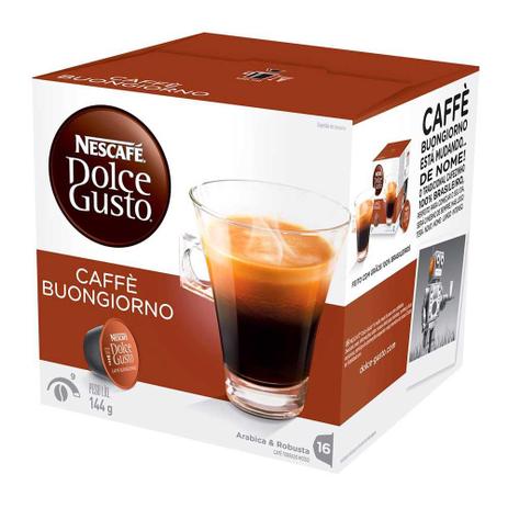 Kit 10 Cafe Soluvel Nescafe Dolce Gusto Cafe Buongiorno 16 Saches - Nestlé Menor preço em Kit 10 Cafe Soluvel Nescafe Dolce Gusto Cafe Buongiorno 16 Saches - Nestlé
