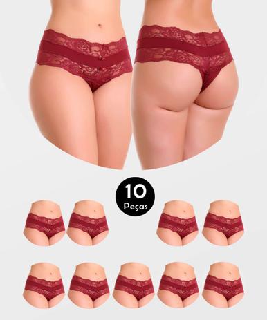 calcinha cintura alta fio