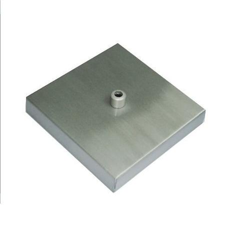 Kit/10 Canopla Lustre Pendente Quad Md-1005 12x12x2cm Cinza - Vivare iluminação Menor preço em Kit/10 Canopla Lustre Pendente Quad Md-1005 12x12x2cm Cinza - Vivare iluminação