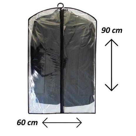 Kit 10 Capas Protetora Para Roupas Terno Vestido Roupa Zíper - Art House Menor preço em Kit 10 Capas Protetora Para Roupas Terno Vestido Roupa Zíper - Art House